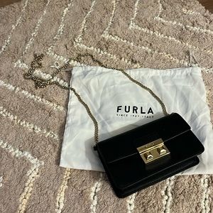 Furla mini black cross body